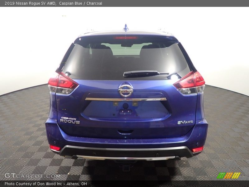 Caspian Blue / Charcoal 2019 Nissan Rogue SV AWD