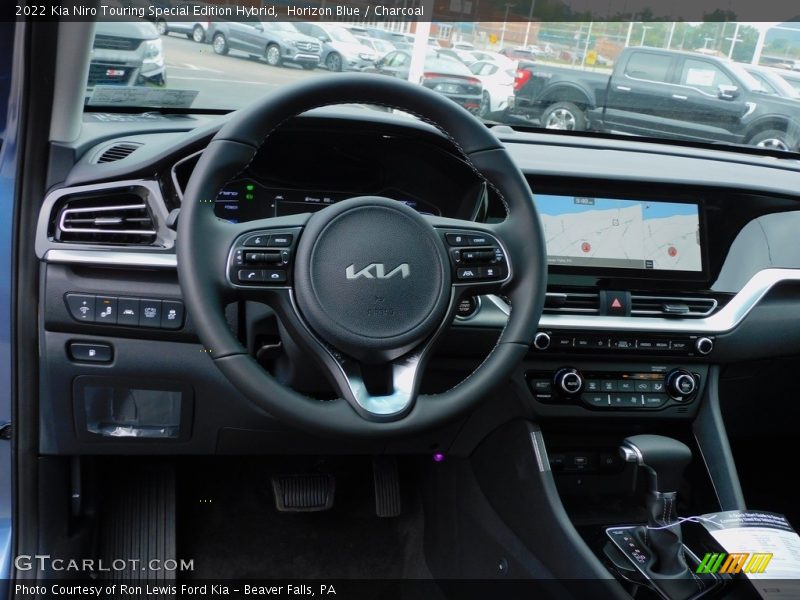Dashboard of 2022 Niro Touring Special Edition Hybrid