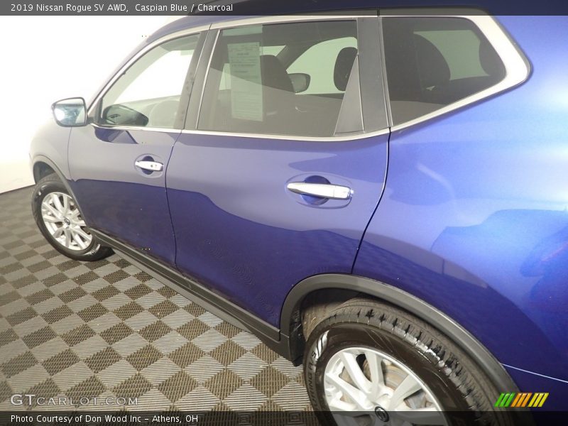 Caspian Blue / Charcoal 2019 Nissan Rogue SV AWD