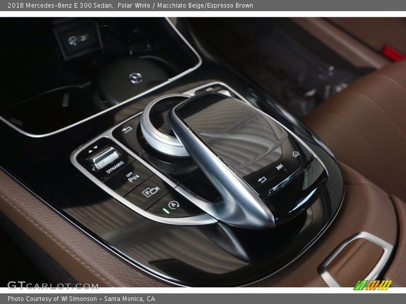Polar White / Macchiato Beige/Espresso Brown 2018 Mercedes-Benz E 300 Sedan