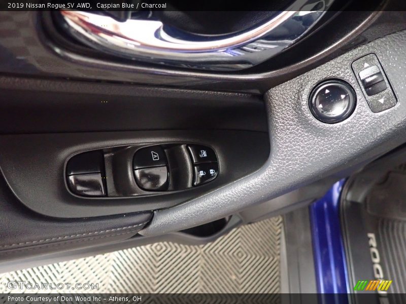 Caspian Blue / Charcoal 2019 Nissan Rogue SV AWD