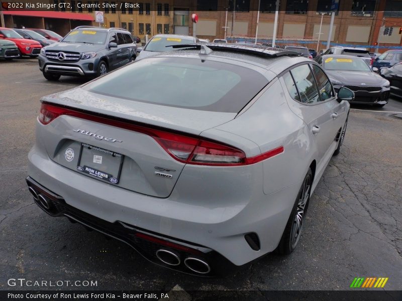 Ceramic Silver / Black 2022 Kia Stinger GT2