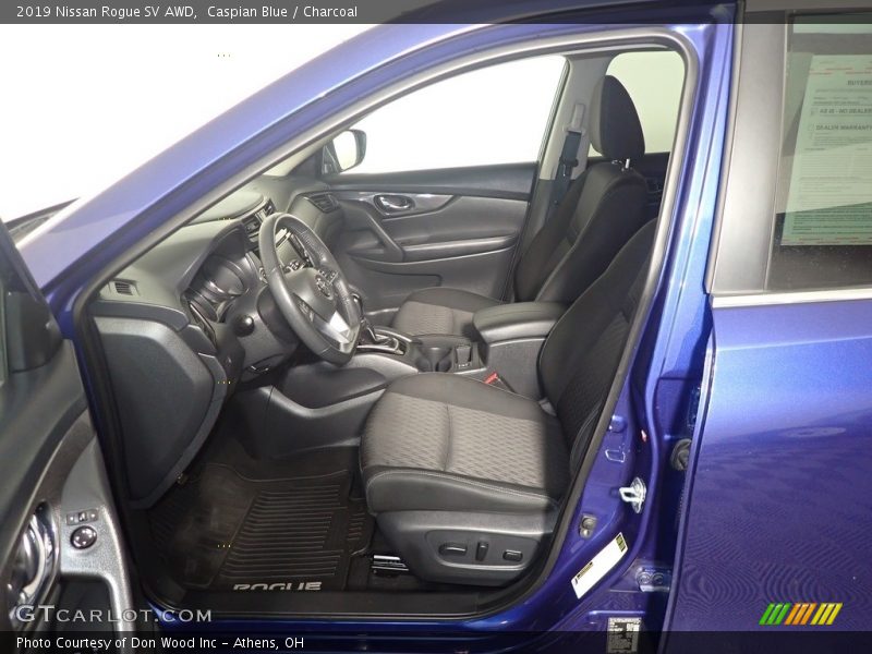 Caspian Blue / Charcoal 2019 Nissan Rogue SV AWD