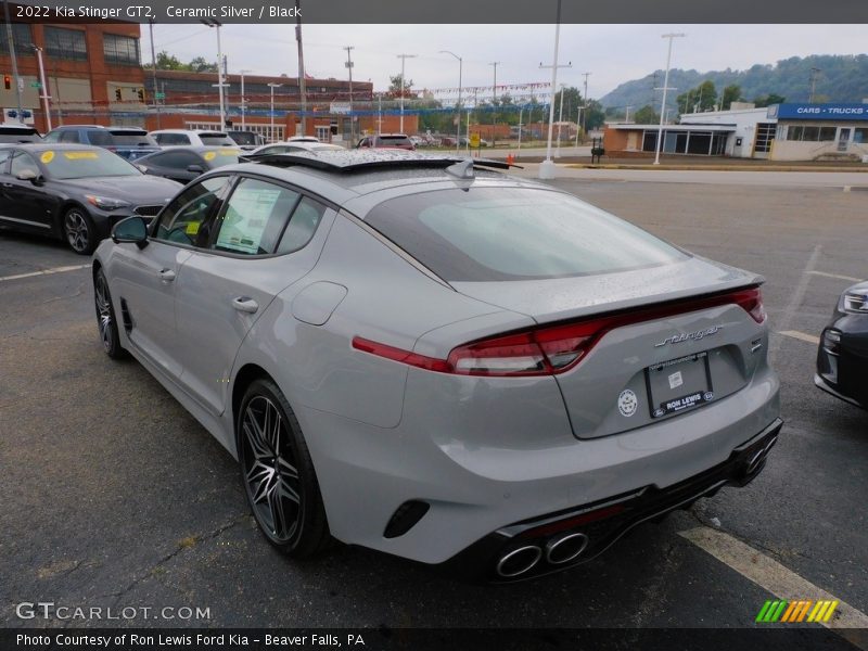 Ceramic Silver / Black 2022 Kia Stinger GT2