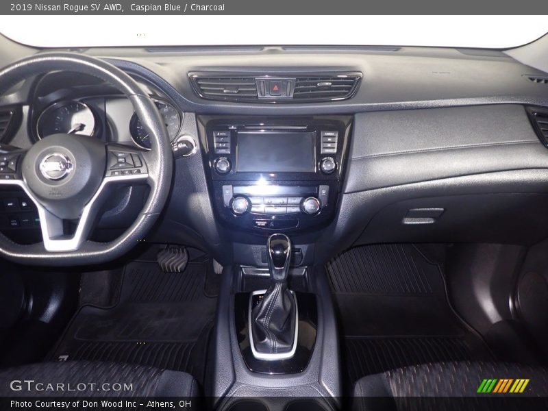 Caspian Blue / Charcoal 2019 Nissan Rogue SV AWD