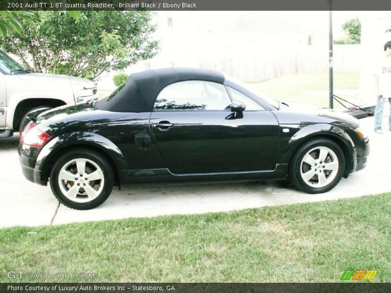 Brilliant Black / Ebony Black 2001 Audi TT 1.8T quattro Roadster