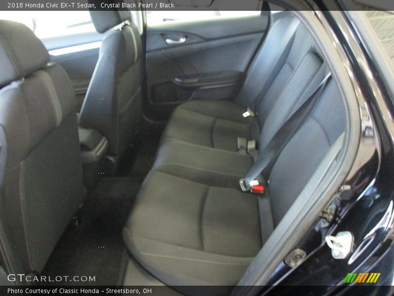 Crystal Black Pearl / Black 2018 Honda Civic EX-T Sedan