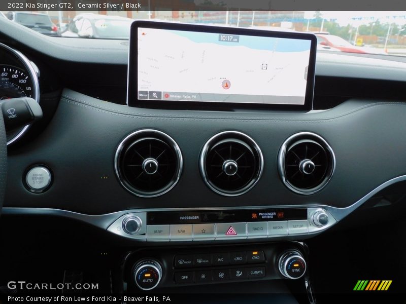 Controls of 2022 Stinger GT2