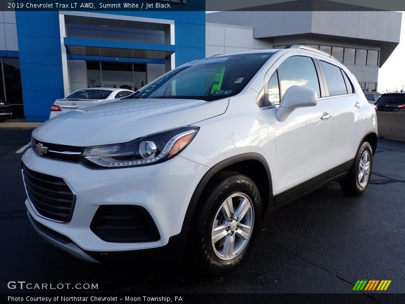 Summit White / Jet Black 2019 Chevrolet Trax LT AWD