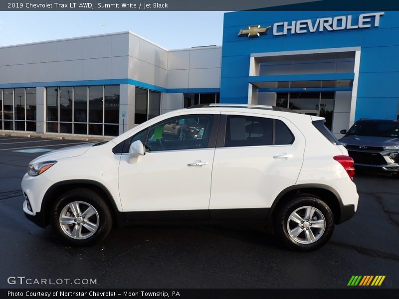 Summit White / Jet Black 2019 Chevrolet Trax LT AWD
