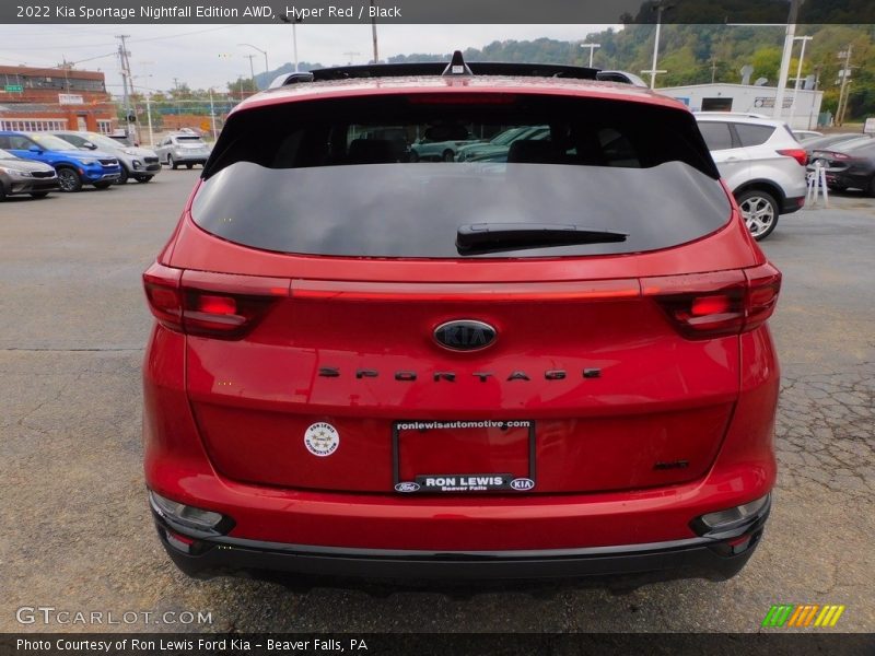 Hyper Red / Black 2022 Kia Sportage Nightfall Edition AWD
