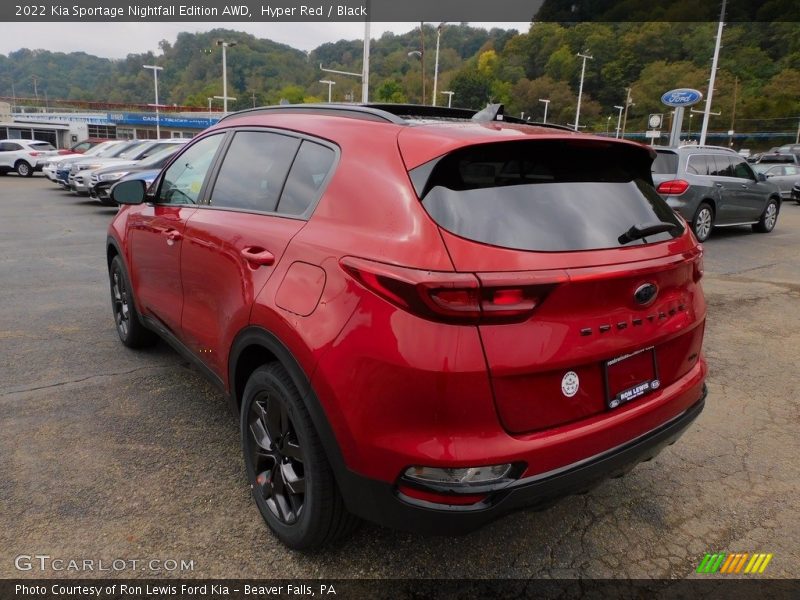 Hyper Red / Black 2022 Kia Sportage Nightfall Edition AWD