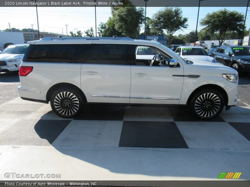 Pristine White / Alpine 2020 Lincoln Navigator L Black Label 4x4