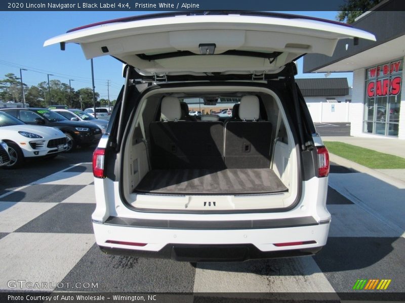Pristine White / Alpine 2020 Lincoln Navigator L Black Label 4x4