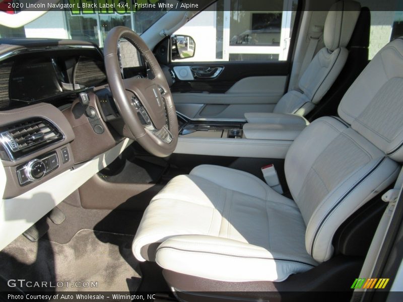 Pristine White / Alpine 2020 Lincoln Navigator L Black Label 4x4
