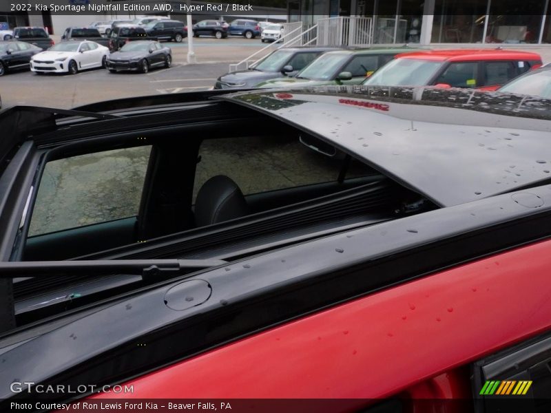 Hyper Red / Black 2022 Kia Sportage Nightfall Edition AWD