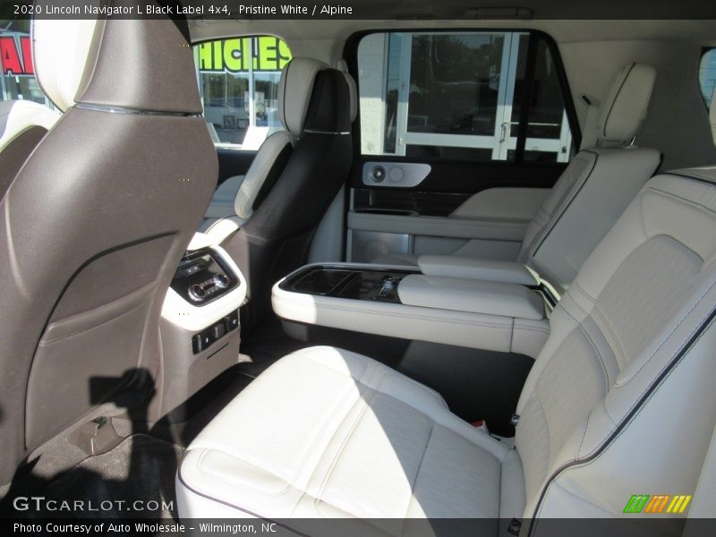 Pristine White / Alpine 2020 Lincoln Navigator L Black Label 4x4