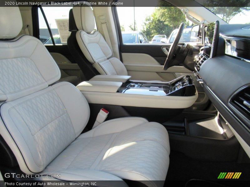Pristine White / Alpine 2020 Lincoln Navigator L Black Label 4x4