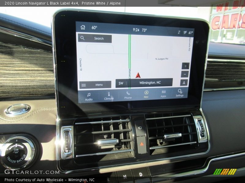 Pristine White / Alpine 2020 Lincoln Navigator L Black Label 4x4