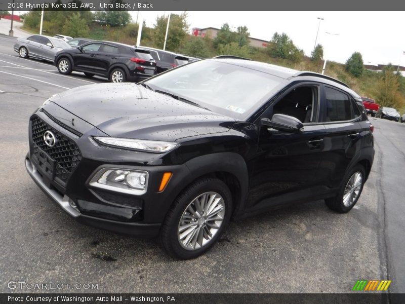 Ultra Black / Black 2018 Hyundai Kona SEL AWD