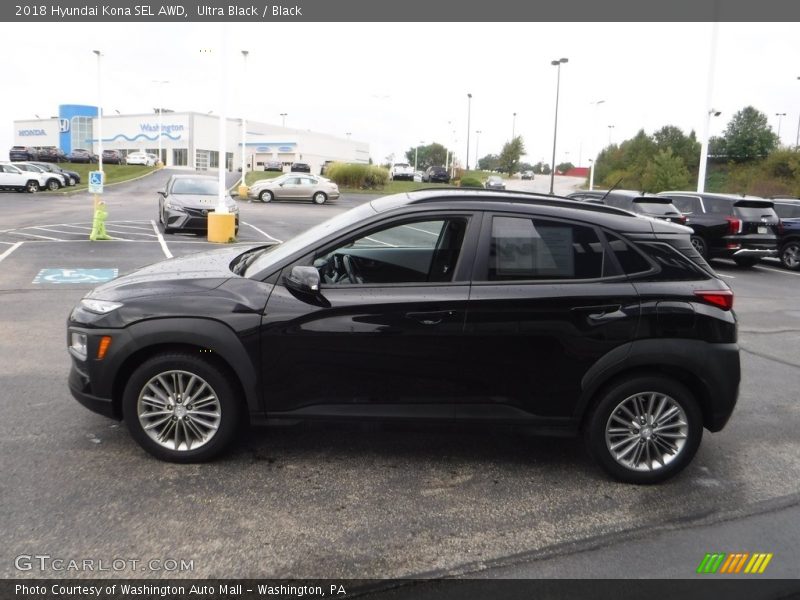 Ultra Black / Black 2018 Hyundai Kona SEL AWD