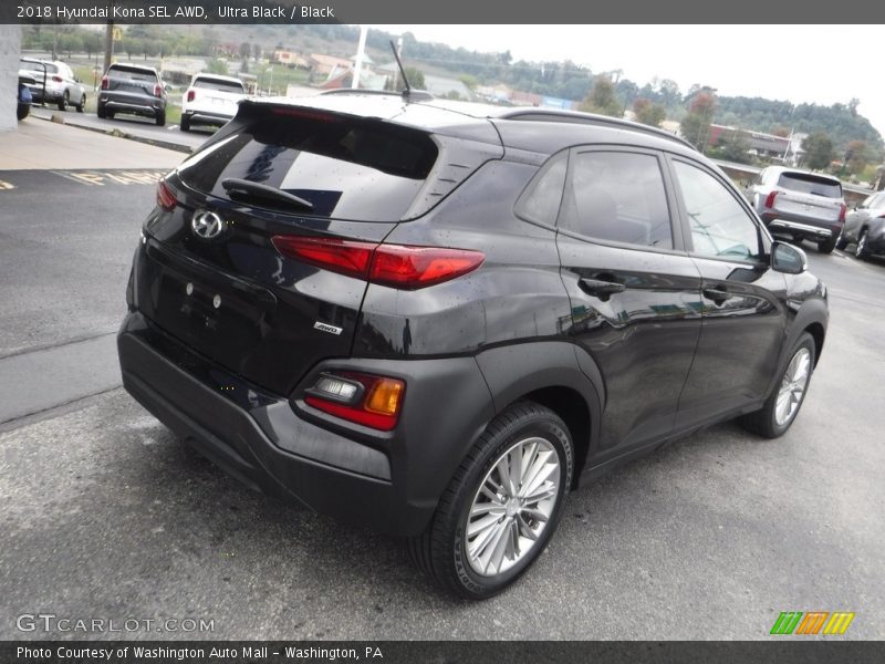 Ultra Black / Black 2018 Hyundai Kona SEL AWD