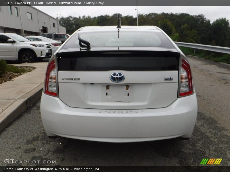 Blizzard Pearl / Misty Gray 2015 Toyota Prius Four Hybrid