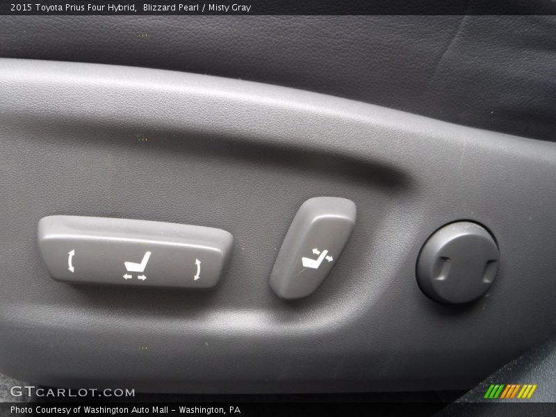 Blizzard Pearl / Misty Gray 2015 Toyota Prius Four Hybrid