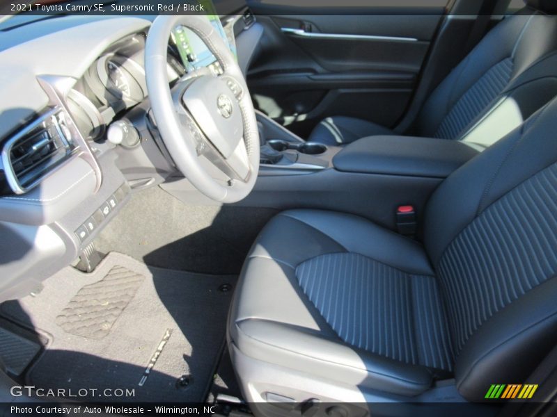 Supersonic Red / Black 2021 Toyota Camry SE