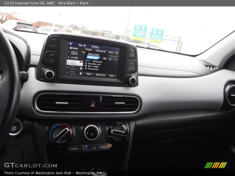 Ultra Black / Black 2018 Hyundai Kona SEL AWD