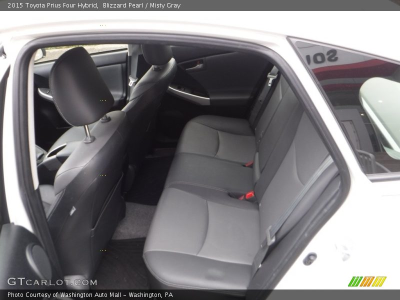 Blizzard Pearl / Misty Gray 2015 Toyota Prius Four Hybrid