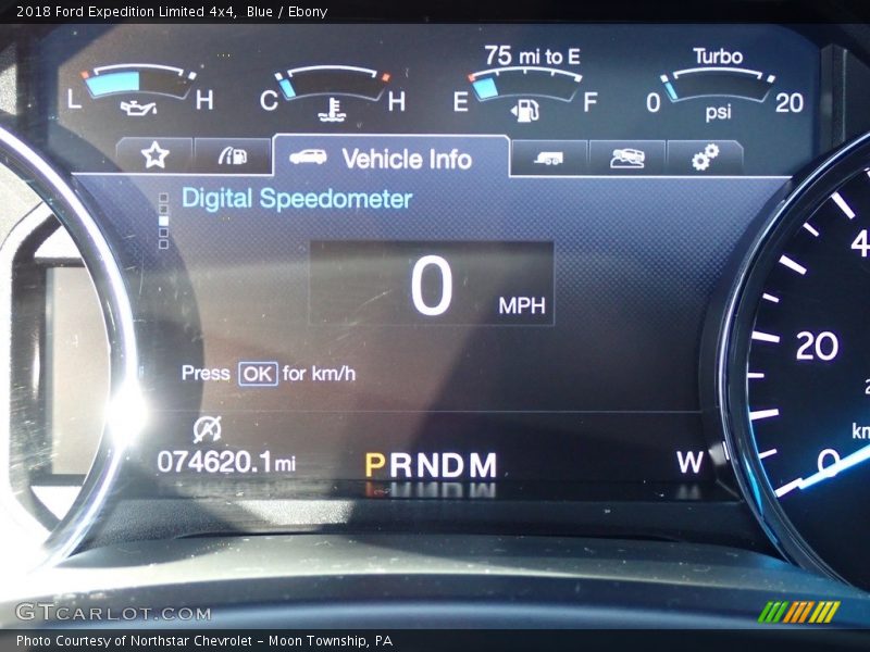 Blue / Ebony 2018 Ford Expedition Limited 4x4