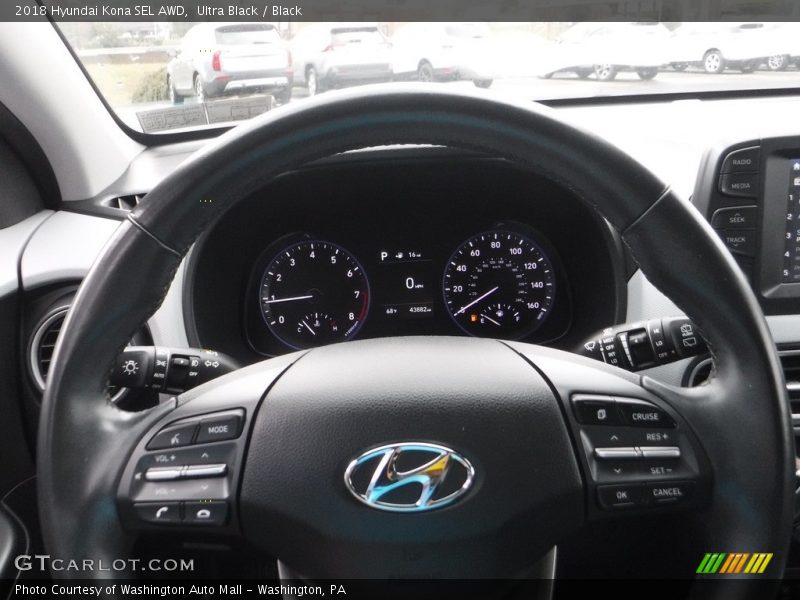 Ultra Black / Black 2018 Hyundai Kona SEL AWD