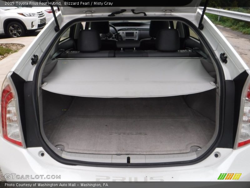 Blizzard Pearl / Misty Gray 2015 Toyota Prius Four Hybrid