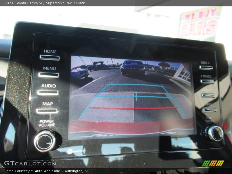 Supersonic Red / Black 2021 Toyota Camry SE