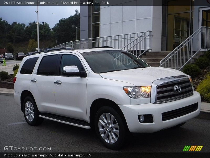 Front 3/4 View of 2014 Sequoia Platinum 4x4