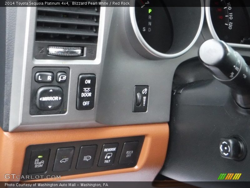 Controls of 2014 Sequoia Platinum 4x4