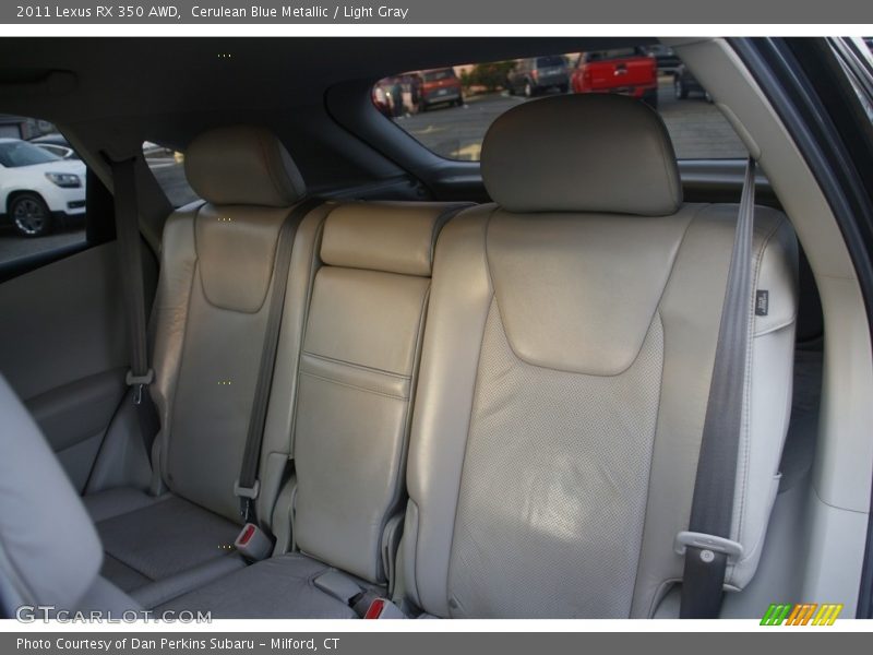 Cerulean Blue Metallic / Light Gray 2011 Lexus RX 350 AWD