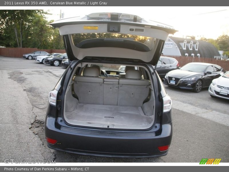 Cerulean Blue Metallic / Light Gray 2011 Lexus RX 350 AWD