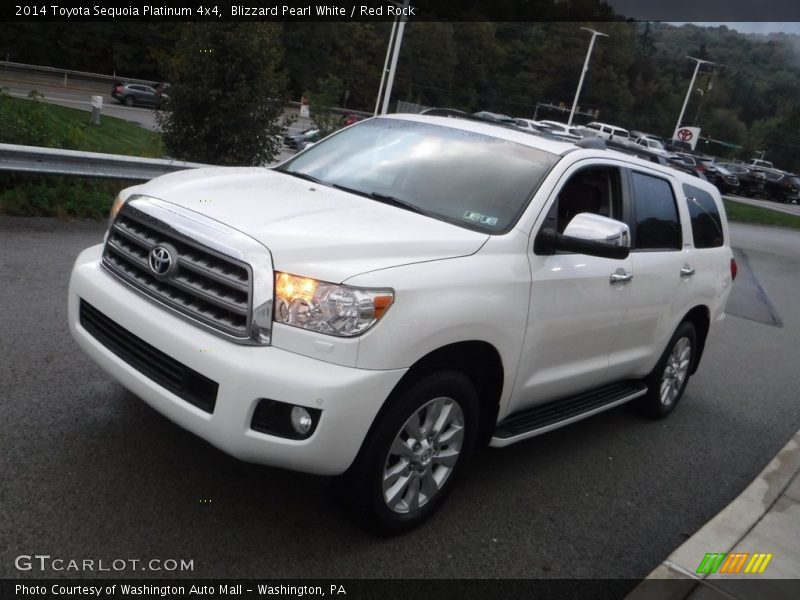  2014 Sequoia Platinum 4x4 Blizzard Pearl White