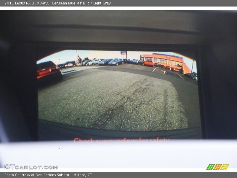 Cerulean Blue Metallic / Light Gray 2011 Lexus RX 350 AWD