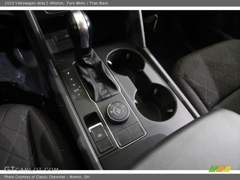 Pure White / Titan Black 2020 Volkswagen Atlas S 4Motion