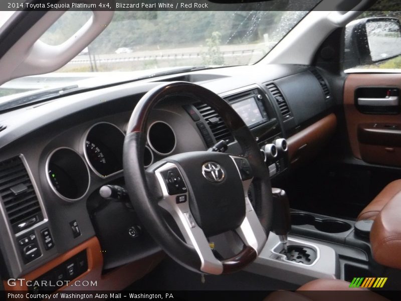 Dashboard of 2014 Sequoia Platinum 4x4
