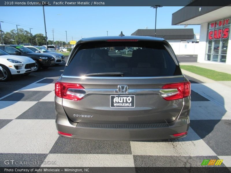 Pacific Pewter Metallic / Mocha 2018 Honda Odyssey EX-L