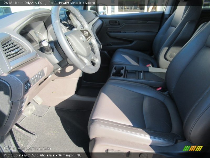 Pacific Pewter Metallic / Mocha 2018 Honda Odyssey EX-L