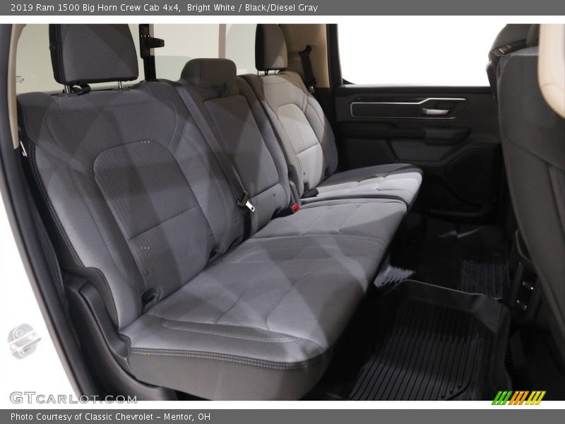 Bright White / Black/Diesel Gray 2019 Ram 1500 Big Horn Crew Cab 4x4