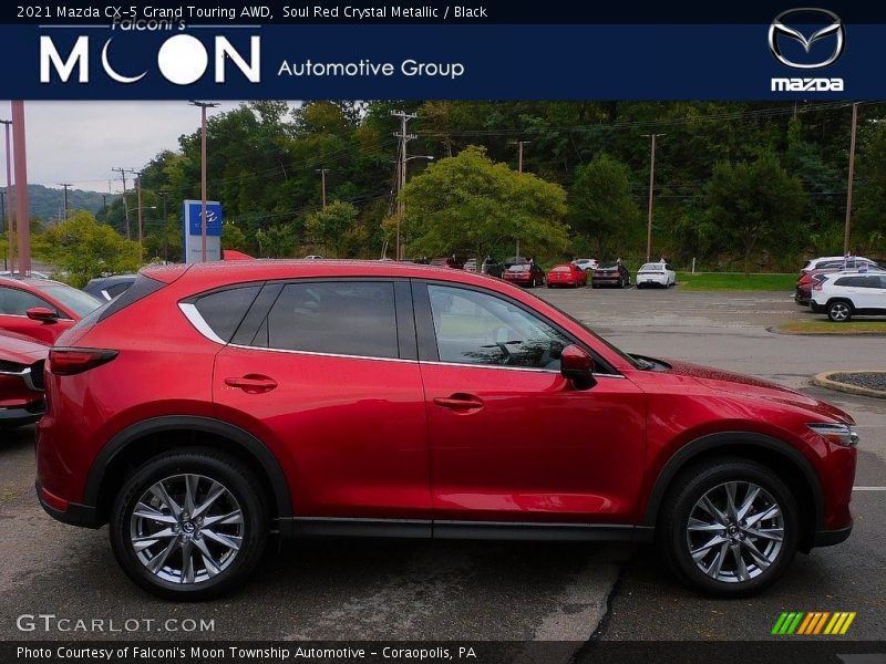 Soul Red Crystal Metallic / Black 2021 Mazda CX-5 Grand Touring AWD