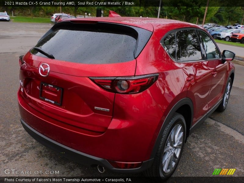 Soul Red Crystal Metallic / Black 2021 Mazda CX-5 Grand Touring AWD