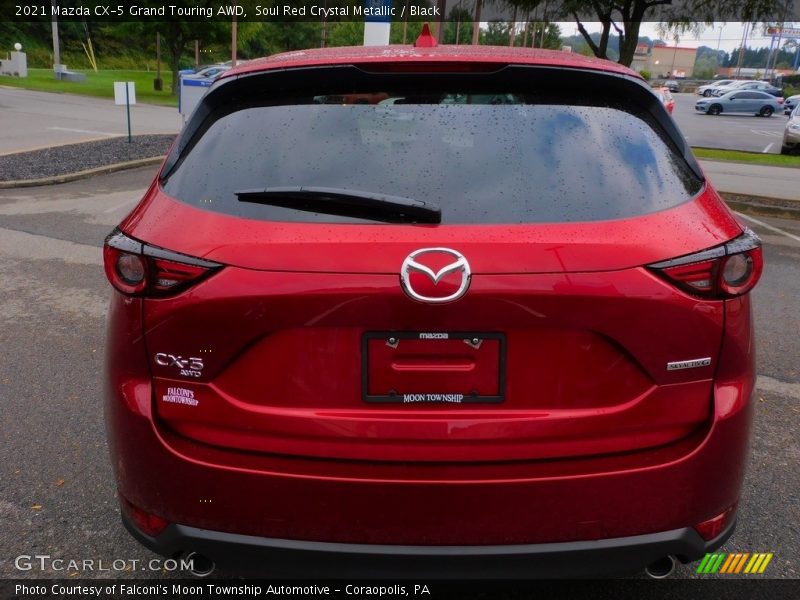 Soul Red Crystal Metallic / Black 2021 Mazda CX-5 Grand Touring AWD