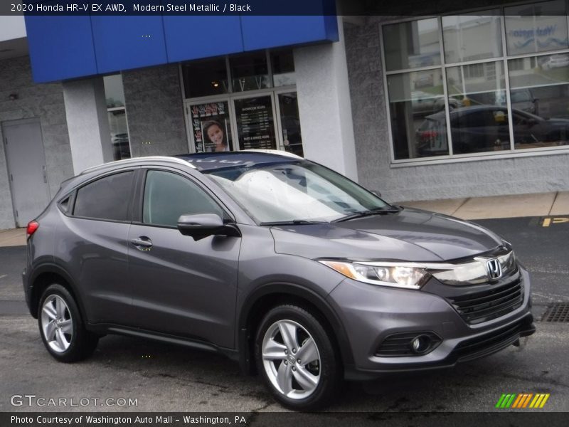 Modern Steel Metallic / Black 2020 Honda HR-V EX AWD